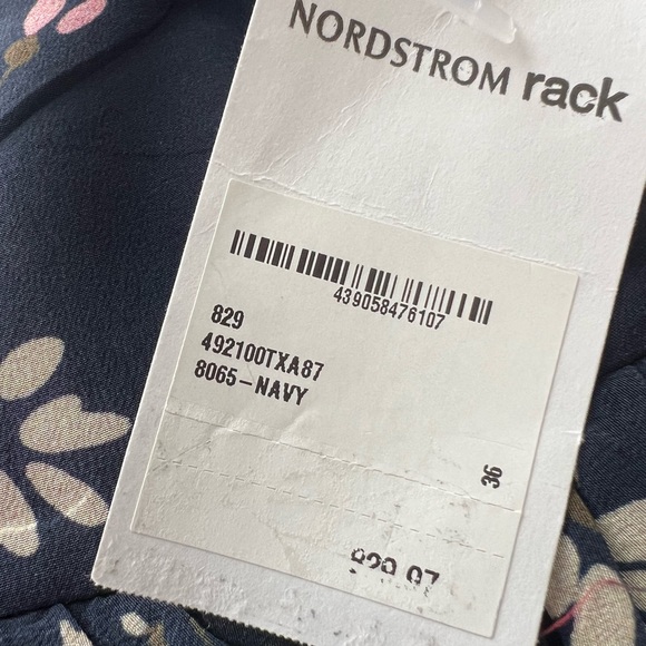 AUTHENTIC! NWT BALENCIAGA Multicolor Floral Baby Doll Plastron Silk Mini Dress - Picture 11 of 12